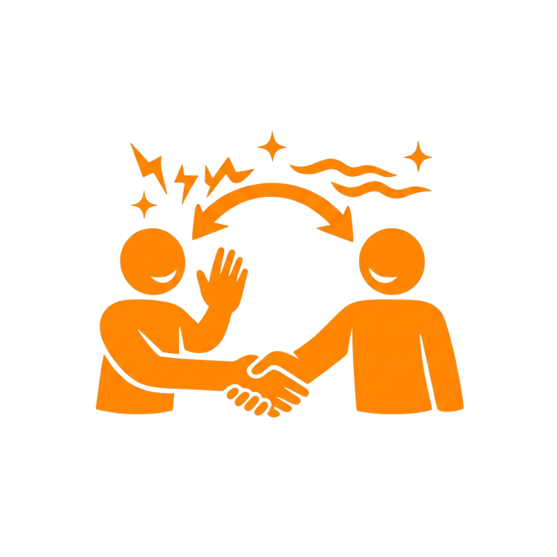 Deeskalation Icon